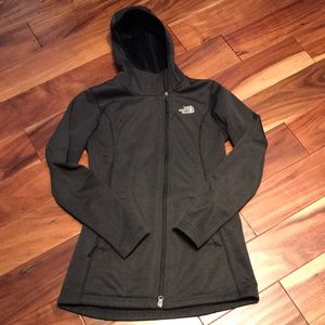The North Face Assymeytical Zip Fleece Lined Lightweight Jacket